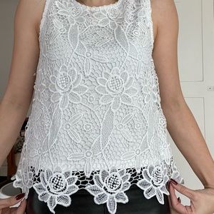 🔥🔥 HOST PICK 🔥🔥 White Embroidered Top
